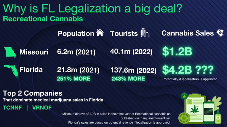 Florida Recreational Cannabis Legalization Infographic